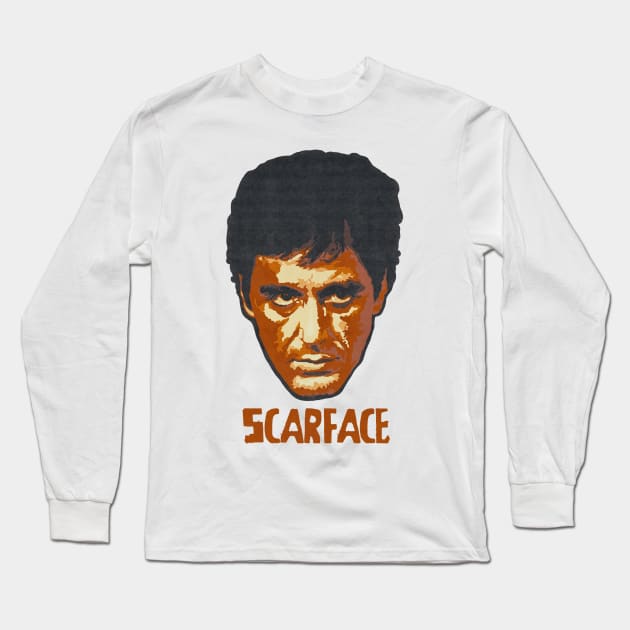 Scarface Long Sleeve T-Shirt by Soysip